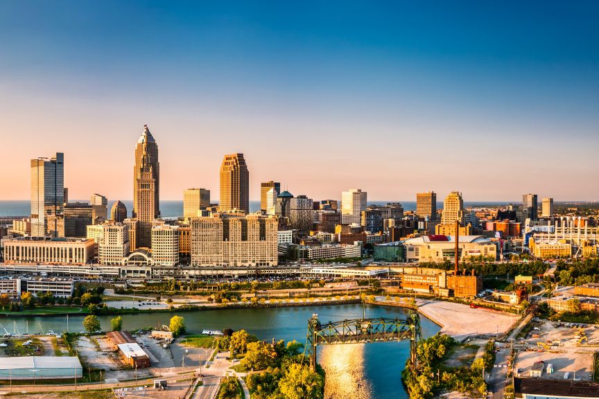 cleveland ohio skyline