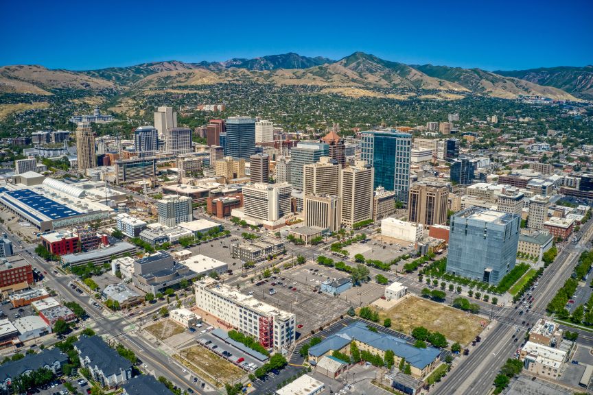 Salt Lake City, Utah skyline