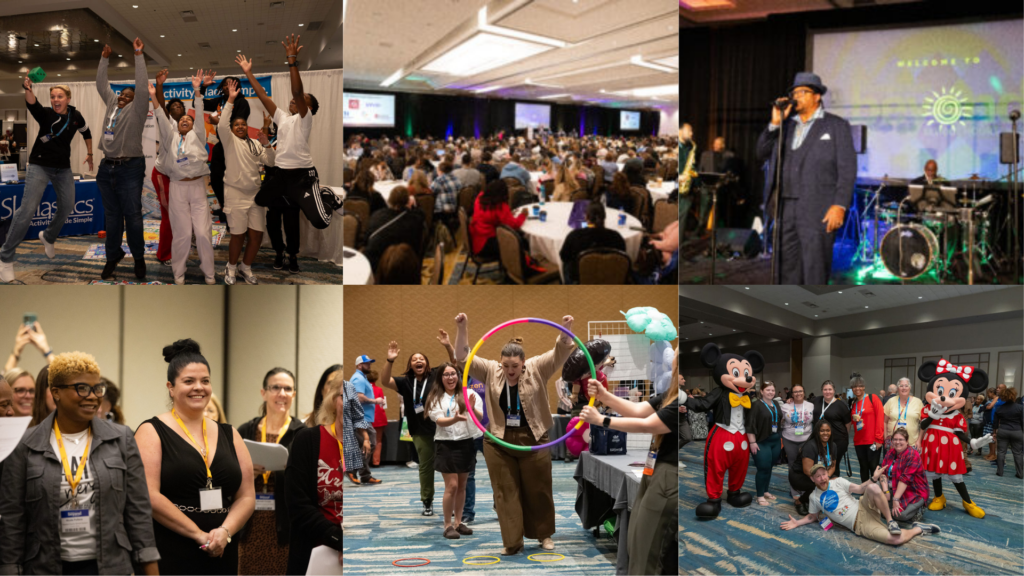 collage of portraits from Beyond School Hours conference 