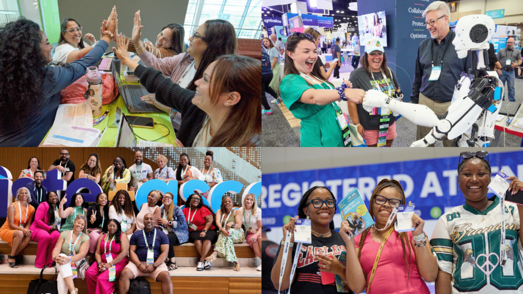 collage of portraits from ISTELive conference 