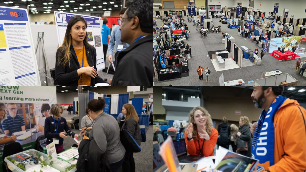 collage of portraits from oetc conference 