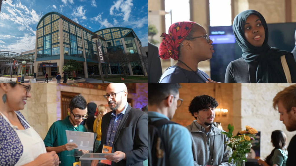 collage of portraits from the edtech conference 